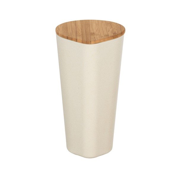 Contenitore beige con coperchio in bambù , 1 l Derry - Wenko