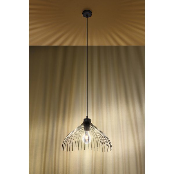 Apparecchio a sospensione nero Umea - Sollux-image-3