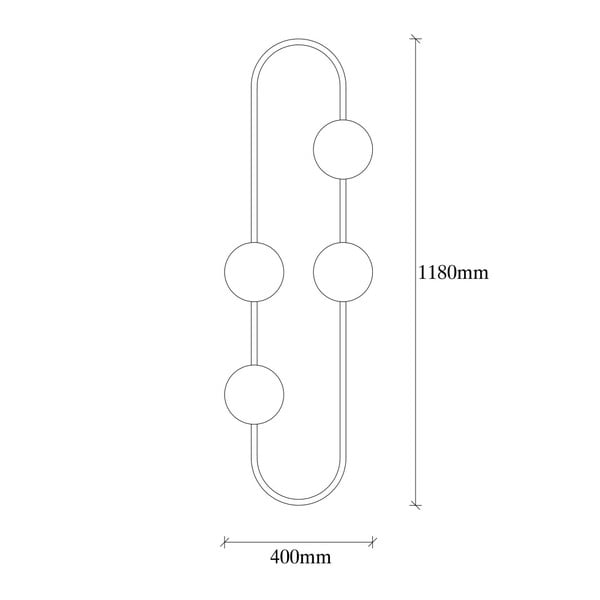 Lampada da parete in metallo nero Opviq luci Karpos - Opviq lights-image-2
