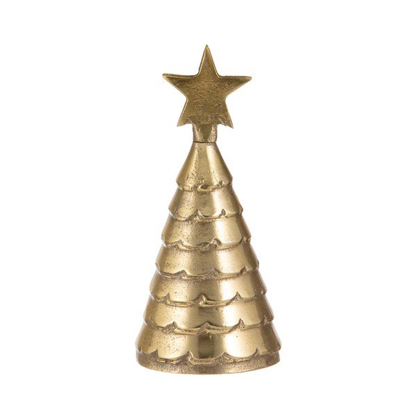 Statuetta natalizia in metallo (altezza totale 16 cm) Noelle Christmas Tree – Ladelle