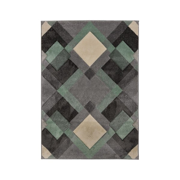 Tappeto grigio-verde Nimbus, 160 x 230 cm - Flair Rugs