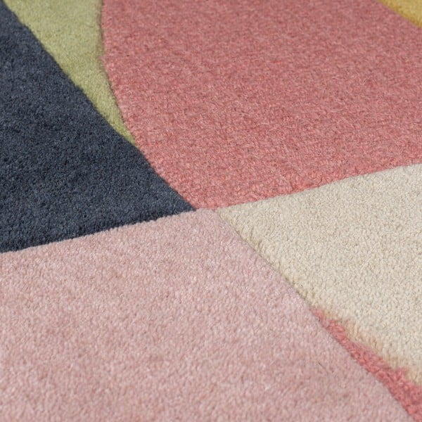Tappeto in lana tessuto a mano 120x170 cm Esre Bright - Flair Rugs-image-3