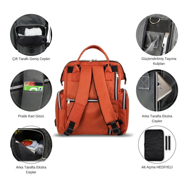 Il mio Valice HAPPY MOM Zaino per la cura del bambino con porta USB - Myvalice-image-4