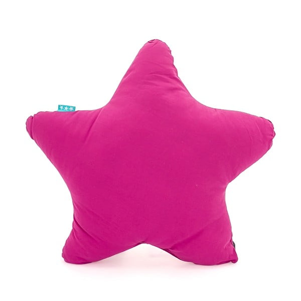 Cuscino in cotone fucsia Basic Fuchsia, 50 x 50 cm Estrella - Happy Friday