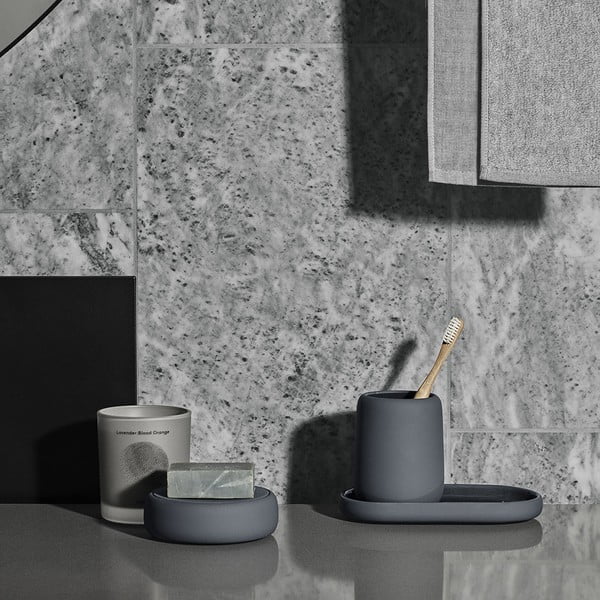 Dispenser di sapone grigio e nero, 250 ml Sono - Blomus-image-1