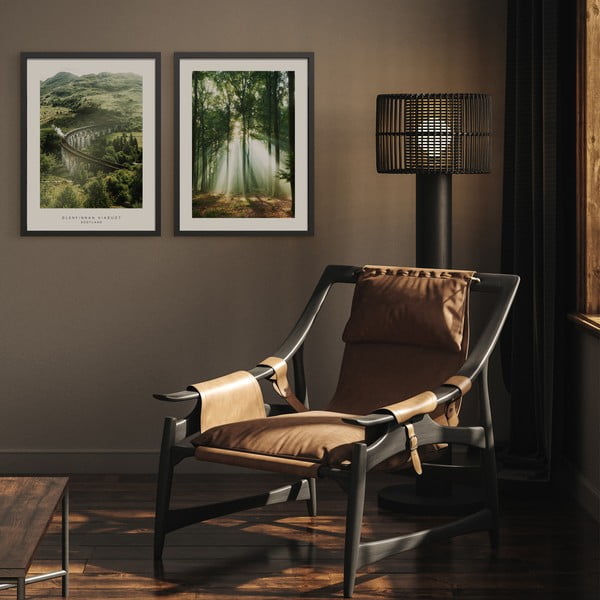 Set di dipinti 2 pz 30x40 cm Woods – Styler-image-3