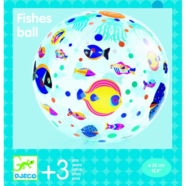 Palla gonfiabile per bambini Fishy - Djeco-image-1