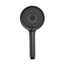 Soffione per doccia nero opaco in plastica ø 12 cm Softwater – Wenko