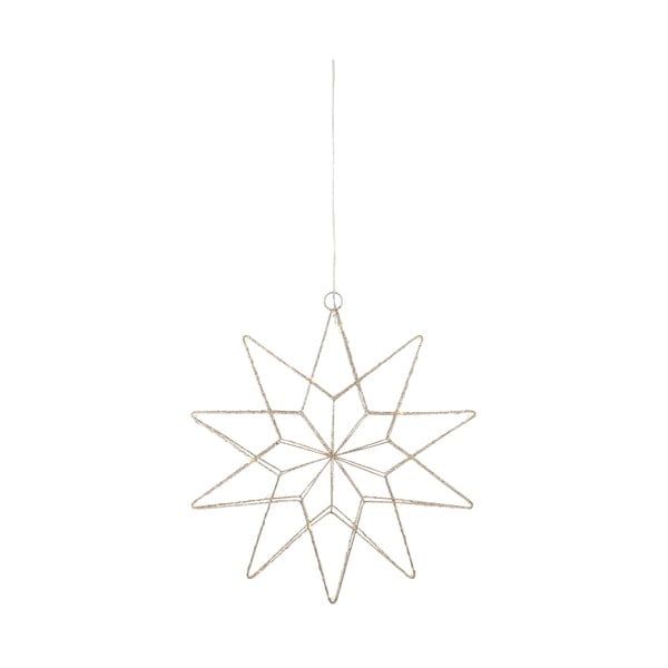 Decorazione luminosa con motivo natalizio in colore oro ø 31 cm Gleam - Markslöjd