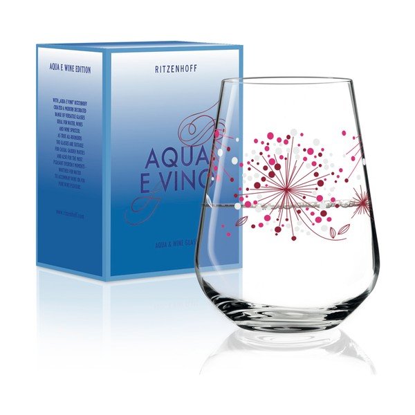 Sklenice z křišťálového skla Ritzenhoff Veronique Jacquart Red, 540 ml-image-2