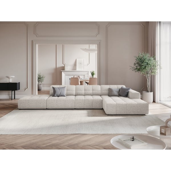 Divano angolare grigio chiaro (angolo destro) Chicago - Cosmopolitan Design-image-1