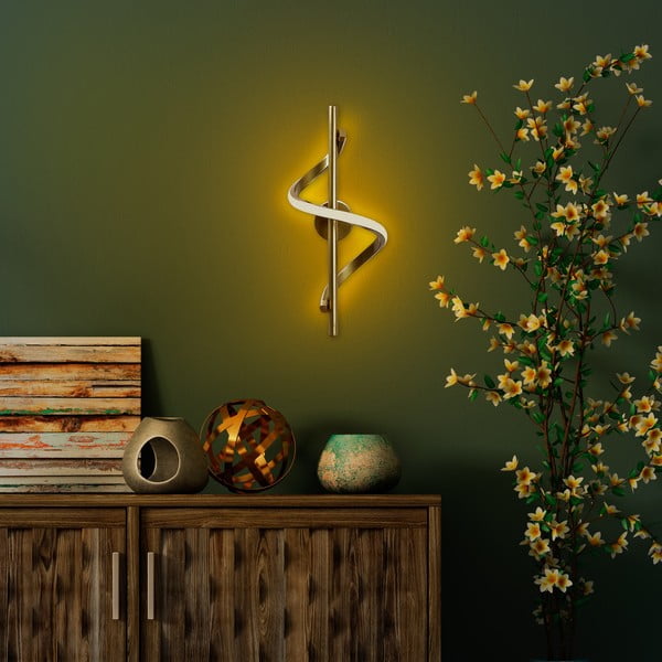 Lampada da parete LED color ottone Likma – Opviq lights-image-2