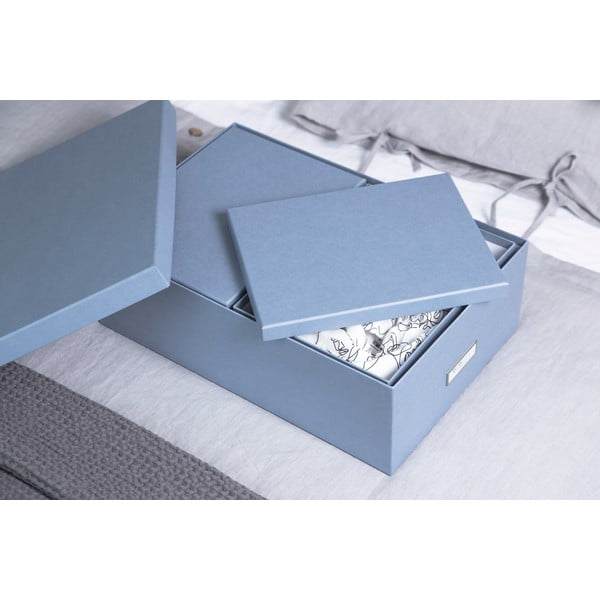 Scatole di cartone con coperchio in set da 3 pezzi Inge - Bigso Box of Sweden-image-3