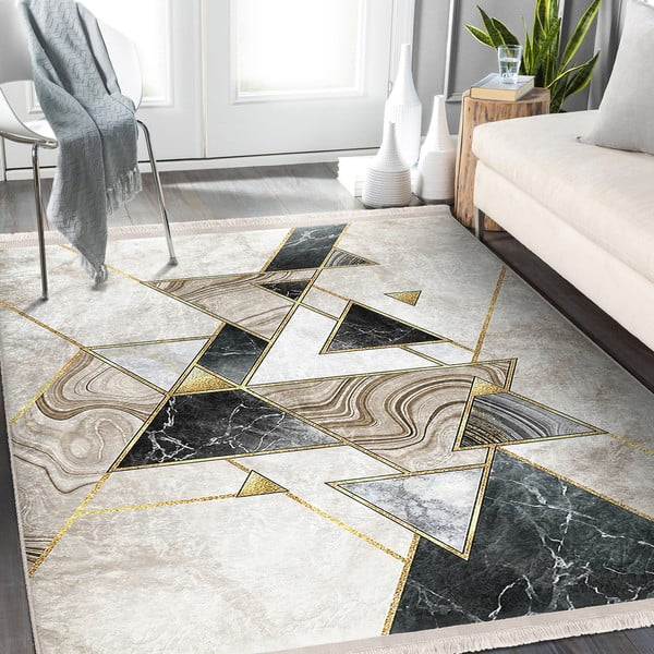 Tappeto beige 160x230 cm - Mila Home-image-2