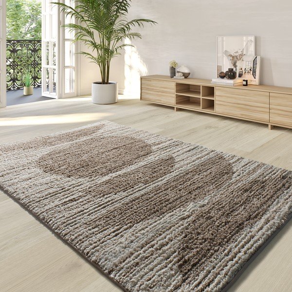 Tappeto beige 140x200 cm Lima – Universal-image-1