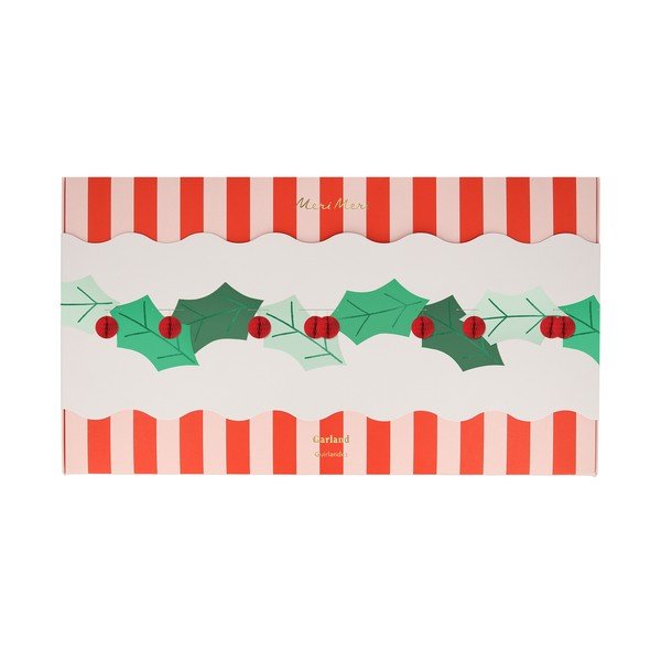 Ghirlanda con motivo natalizio 244 cm Holly - Meri Meri-image-4