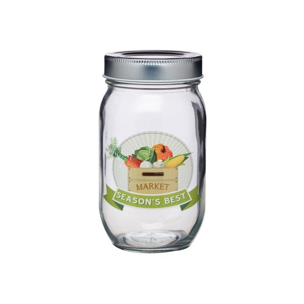 Sada 4 sklenic s potiskem Kitchen Craft Home Made, 500 ml-image-3