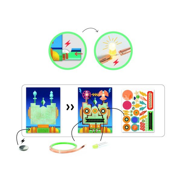 Set creativo Robots - Djeco-image-1