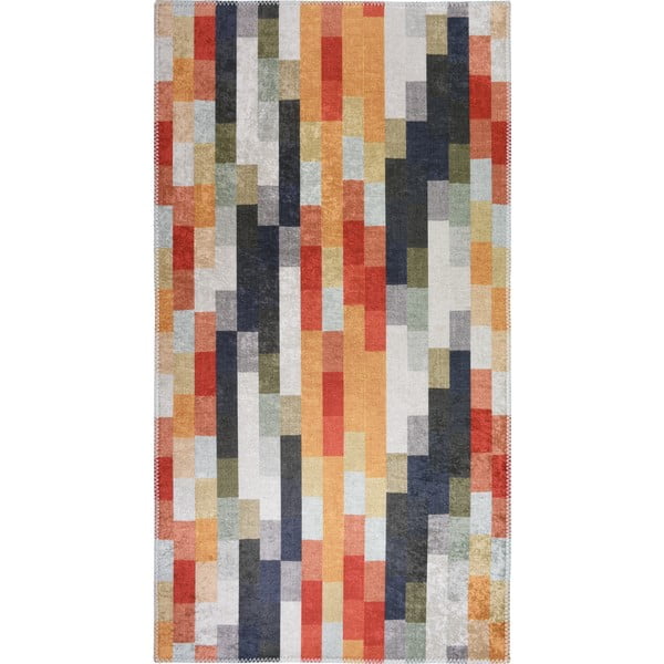 Tappeto arancione e grigio lavabile 120x180 cm Blocks of Fun – Vitaus