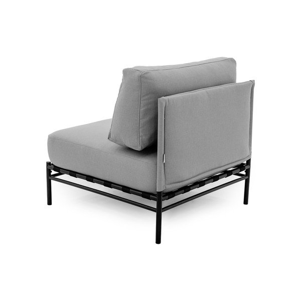 Modulo divano da giardino grigio chiaro (parte centrale) Dandy - Sit Sit-image-4