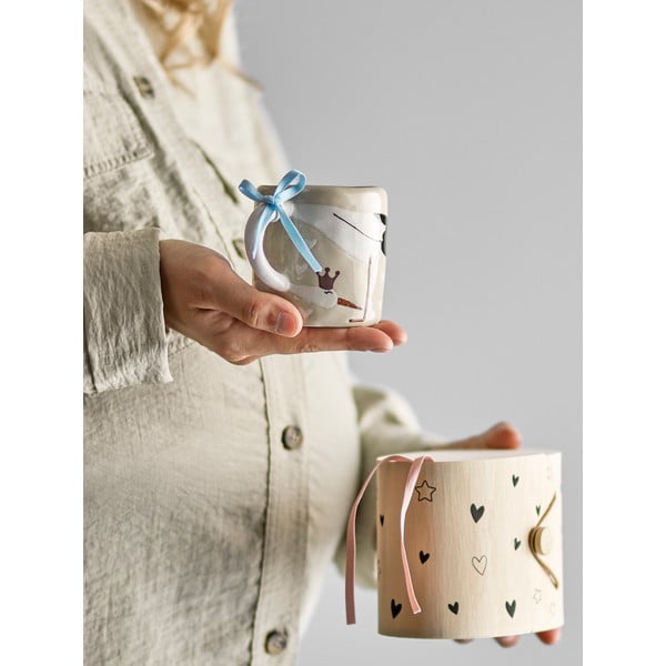 Tazza per bambini beige in ceramica 225 ml Bambino – Bloomingville Mini-image-1