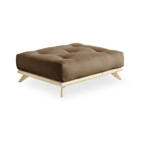 Poggiapiedi Natural Clear/Mocca Senza - Karup Design