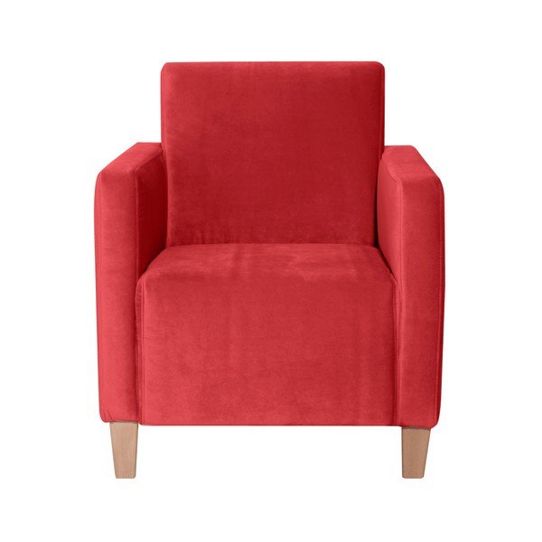Poltrona rossa Milla Velvet - Max Winzer-image-1