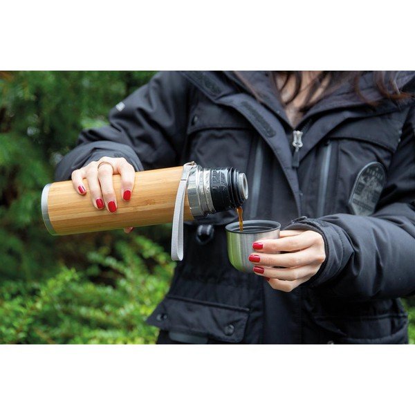Thermos in bambù, 0,4 l - XD Collection-image-1