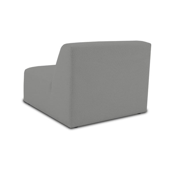 Modulo divano grigio in tessuto bouclé (parte centrale) Roxy - Scandic-image-3