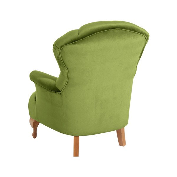 Poltrona verde Camilla Velor - Max Winzer-image-1