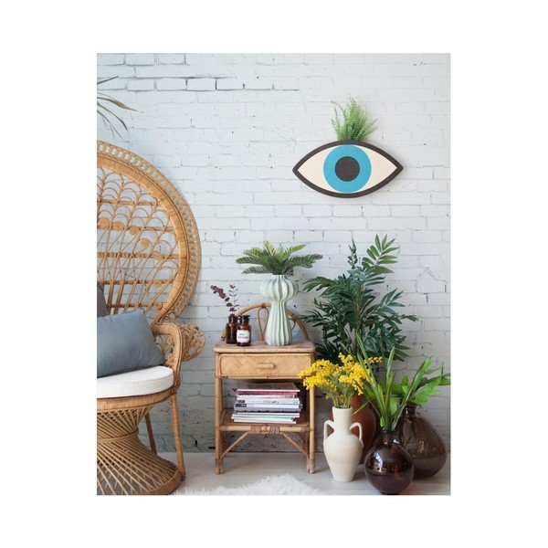 Fioriera da parete in legno di faggio Blue Eyes - Surdic-image-1