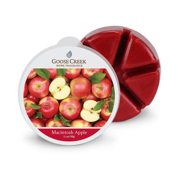 Cera per aromaterapia Mela rossa, 65 ore di combustione Macintosh Apple - Goose Creek