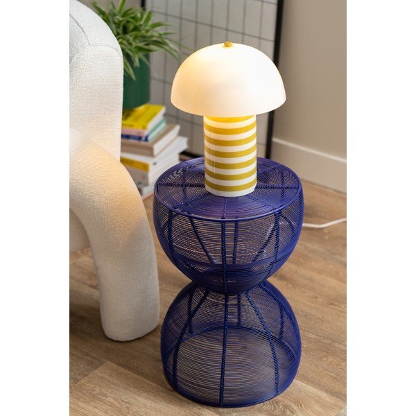 Tavolino rotondo in metallo ø 30 cm Cuerda Doble – Leitmotiv-image-1