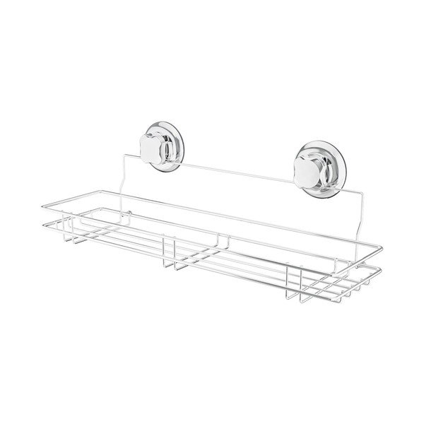 Mensola autoportante in metallo per bagno in argento Bestlock Bath - Compactor-image-4