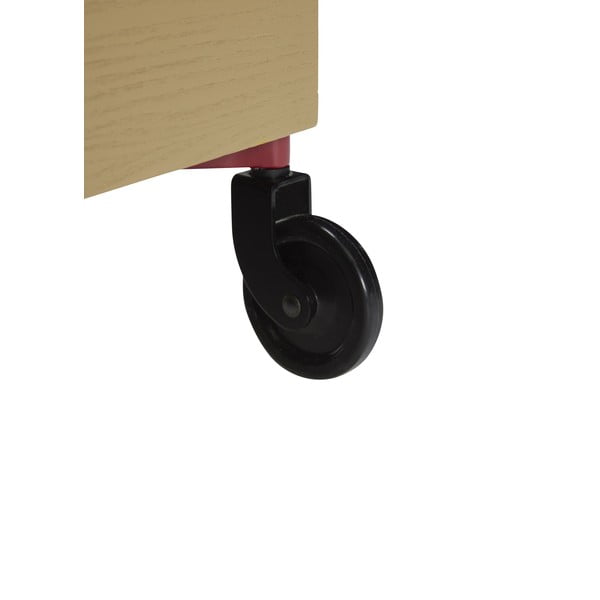 Carrello in legno di frassino su ruote 42x37 cm Fresh - Hübsch-image-3