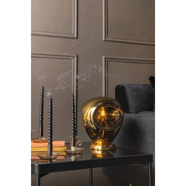 Portacandele in vetro marrone chiaro Mod Modern - PT LIVING-image-1