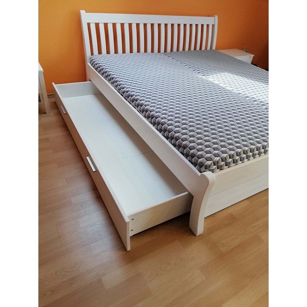 Cassetto sottoletto bianco 160x200 cm Tonja – Olivia Living-image-1
