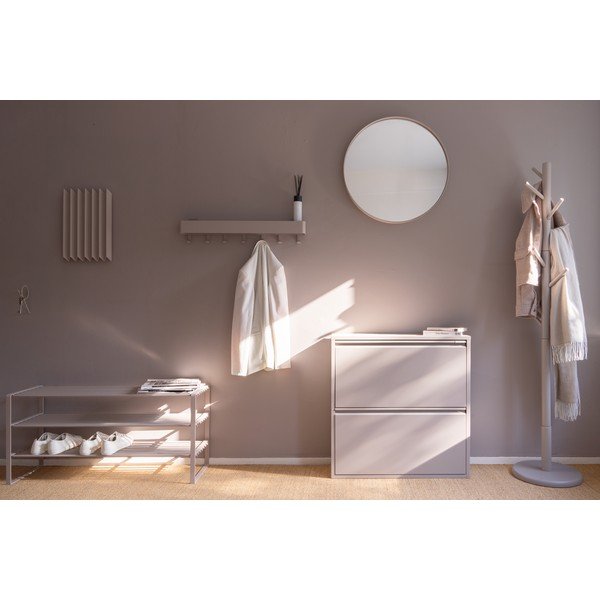 Gancio da parete grigio tortora in acciaio Tuba S – Spinder Design-image-4