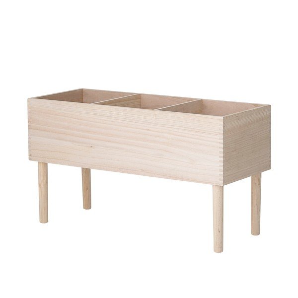 Libreria colore naturale chiaro in legno di paulownia massiccio 91x50x35 cm Douve – Bloomingville-image-3