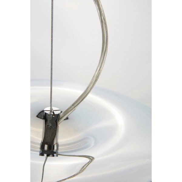 Lampadario color argento lucido in acciaio ø 35 cm Ragge – Jotex-image-4
