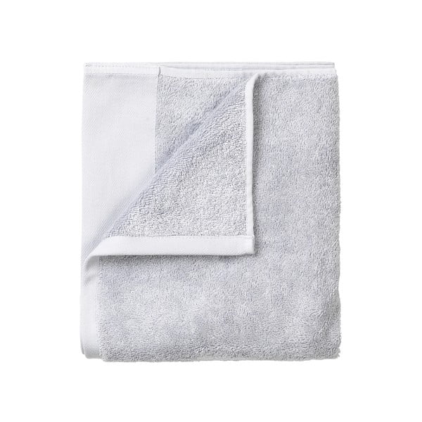 Set di 4 asciugamani grigio chiaro . 30 x 30 cm - Blomus