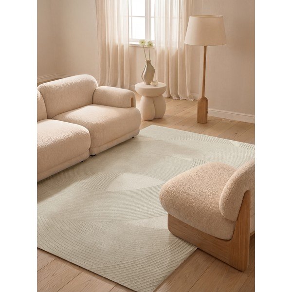 Tappeto color crema in lana 160x230 cm Kensington Victoria – Ted Baker-image-1