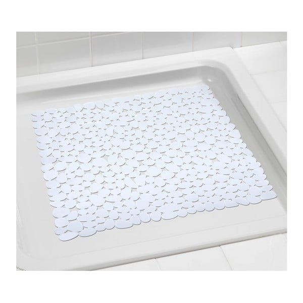 Tappeto da bagno antiscivolo bianco, 54 x 54 cm Paradise - Wenko-image-2