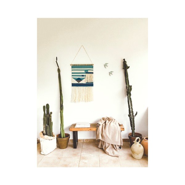 Arazzo in cotone Kinfolk, 48 x 48 cm - Surdic-image-1