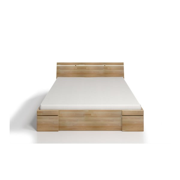 Letto matrimoniale in faggio con cassetto SKANDICA Sparta Maxi, 180 x 200 cm - Skandica-image-1