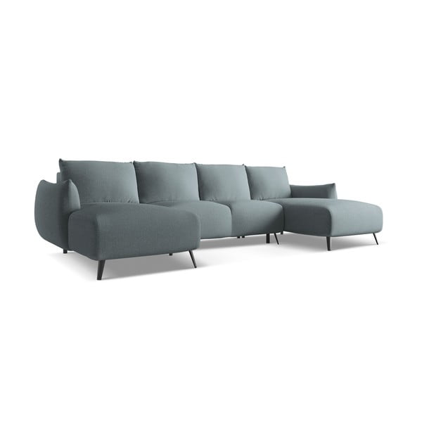 Divano angolare azzurro Malie – Makamii-image-4