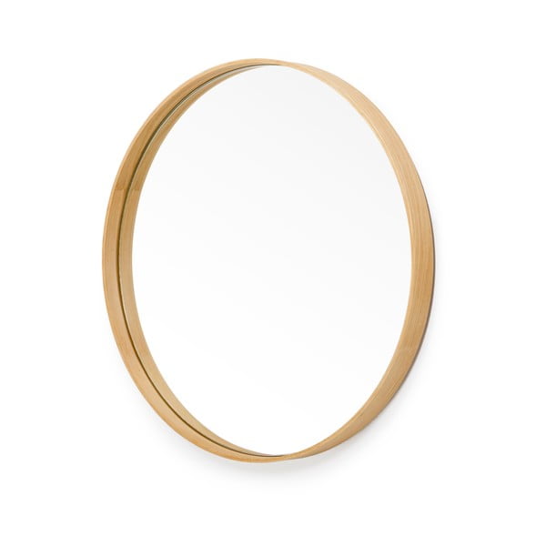 Specchio da parete con cornice in rovere Glance, ø 45 cm Galnce - Wireworks-image-2