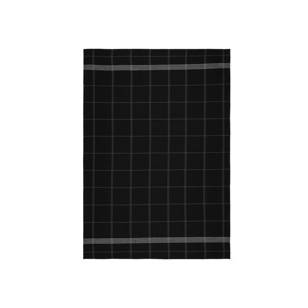 Asciugamano da cucina in cotone nero Geometrico, 50 x 70 cm Minimal - Södahl