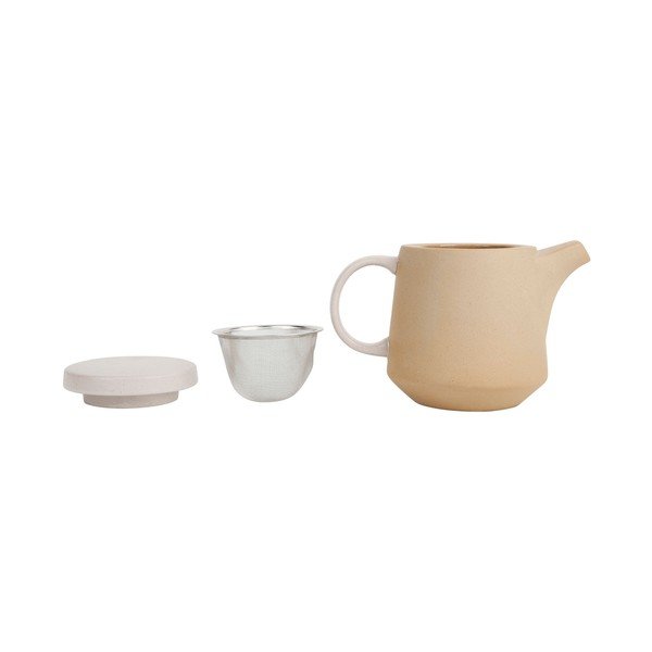 Teiera in gres di colore naturale 1 l Ter-Bohem - Sema-image-1