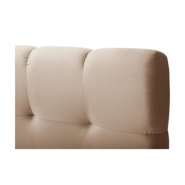 Letto boxspring marrone chiaro con contenitore 180x200 cm Bali - Cosmopolitan Design-image-1